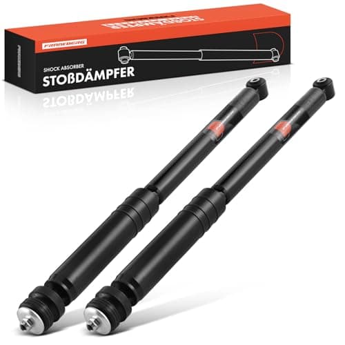 Image of Frankberg 2x Shock Absorber Strut Rear Left Right 627mm Gas pressure Compatible with Civic IX FK Civic VIII Hatchback FK FN Replace# 553365,52610SM.GB01