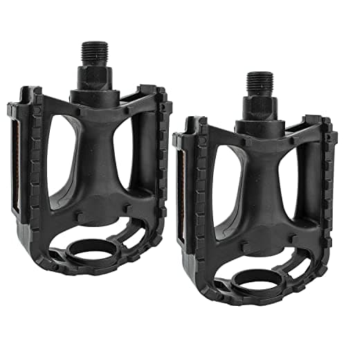 Image of KOMODO Bicycle Pedals 9/16" Inch 14mm Flat Platform Road Mountain MTB Bike Pedal Set