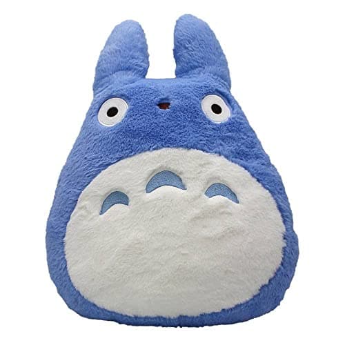 Image of My Neighbor Totoro Sun Arrow Nakayoshi Cushion Blue Totoro Cushions