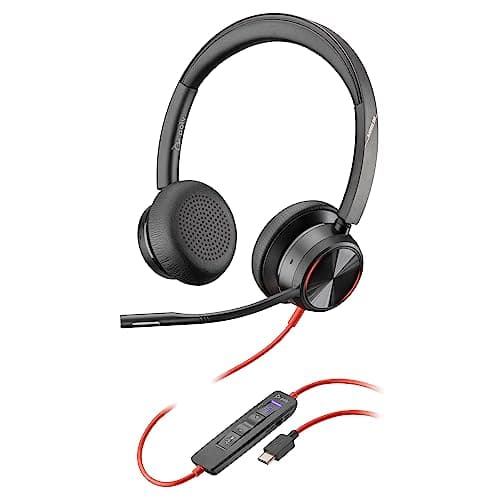 Image of Poly Blackwire 8225 Premium Wired Headset – Active Noise Canceling – Hi-fi Stereo - Connect to PC/Mac - Certified for Microsoft Teams