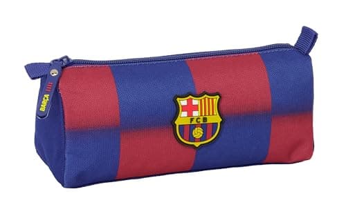 Image of F.C. Barcelona 1st Team 25/26 – Pencil Case with Zip and Compartment, Children's Pencil Case, Ideal for School Age Children, Comfortable and Versatile, Quality and Resistance, 21 x 7 x 8 cm, Blue