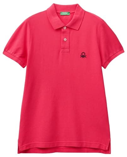 Image of United Colors of Benetton Men's Polo Shirt M/M 3089j3178, Red Magenta 34L, XL