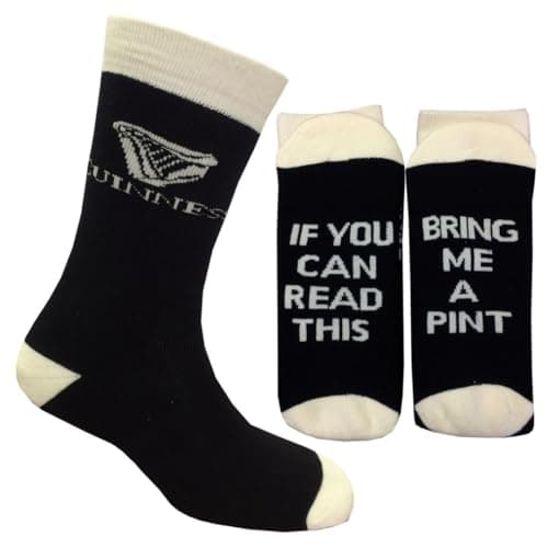 Image of Guinness Black/Cream-inchBring me a pint-inch socks, 43657