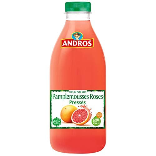 Image of Andros 100% Pure Pasteurised Rose Grapefruit Juice Pressed 1 Litre