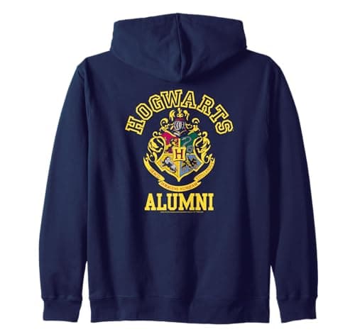 Image of Harry Potter Hogwarts Alumni Crest Zip Hoodie
