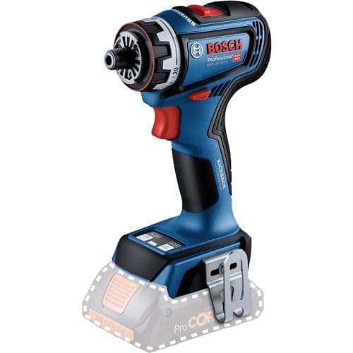Image of Bosch Professional 18V System Cordless Drill Driver GSR 18V-90 FC (FlexiClick System, hard torque of 64 Nm, brushless motor, 2-gear, ideal for screwdriving and drilling applications in wood and metal)
