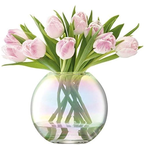 Image of LSA International Vase H16cm Mother of Pearl, Trans