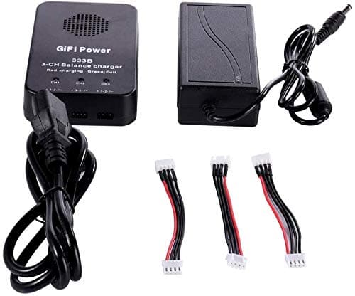 Image of TOPCHANCES Battery Charger 3S Lithium Battery Smart Balance Fast Charger Digital Battery Pack Charger for Yuneec Q500, Q500+, Q500 4K RC Quadcopter with Connectors Power Supply Power Adapte