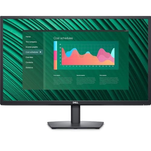 Image of Dell E2723H 27 Inch Full HD (1920x1080) Monitor, 60Hz, VA, 5ms, DisplayPort, VGA, 3 Year Warranty, Black