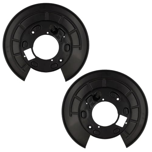 Image of XYZ Parts Rear Brake Brake Disc Dust Shields Splash Guards Covers Compatible with Land Rover Range Rover Sport L320 2005-2013 Drivers & Passengers Side Replacement