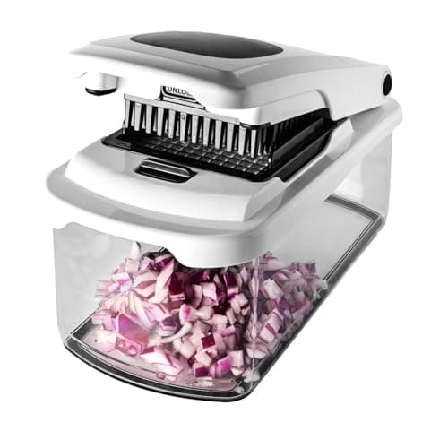 Image of Lakeland Multi Chopper Fruit & Vegetable Food Cutter Slices & Dices 8 Interchangeable Blades 1.8l Capcity