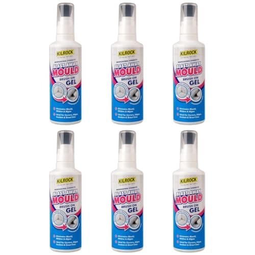 Image of Kil-rock Blast Away™ Mould Brush on Gel, Professional Strength, Eliminates Mildew and Algae, 250ml, Pack of 6