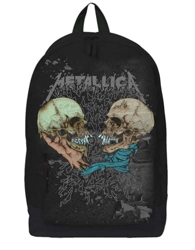 Image of Rocksax Unisex Metallica - Sad But True Backpack, Black, 43cm X 30cm X 15cm UK