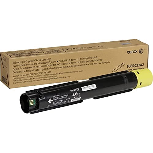 Image of Xerox VersaLink C7020/C7025/C7030 Yellow High Capacity Toner Cartridge (9,800 Pages) - 106R03742