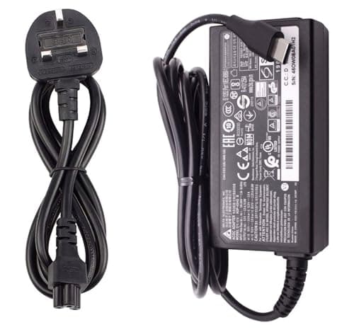 Image of New USB-C 45W Ac Adapter Replacement For HP L43407-001, 934739-850 Laptop Power Supply Charger With 1 Year Warranty