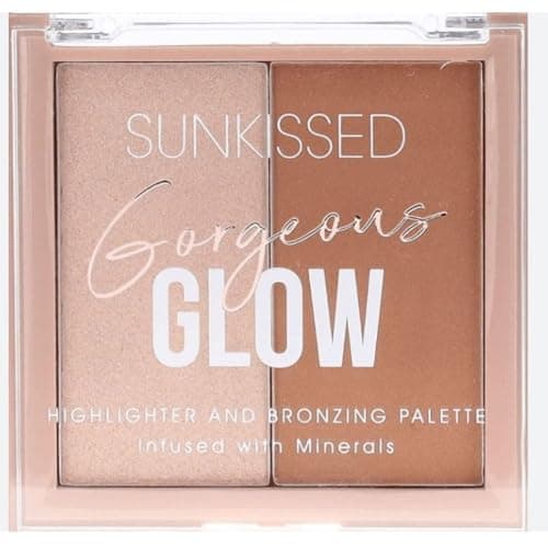 Image of Sunkissed Gorgeous Glow Highlighting And Bronzing Palette 10g