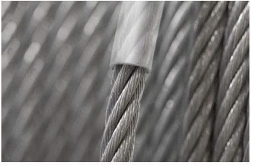 Image of 2 3 4 5 6 7 8 10mm Steel Clear PVC Plastic Coated Wire Rope Boat Galvanised Zinc (Diameter: 6mm, Length: 10m)