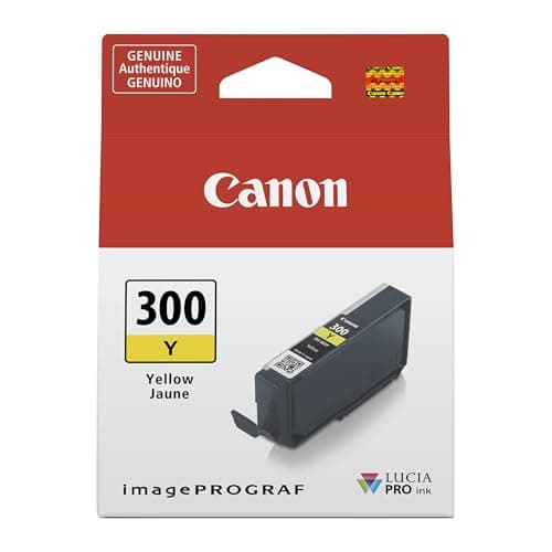 Image of Canon PFI-300 Lucia PRO Ink, Yellow, Compatible to imagePROGRAF PRO-300 Printer