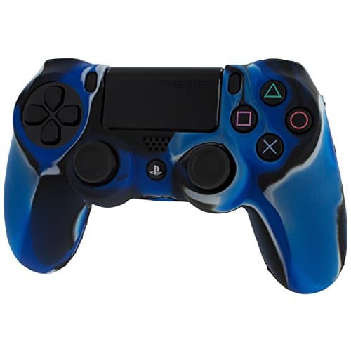 Image of ZedLabz value silicone cover for Sony PS4 - Camo Blue