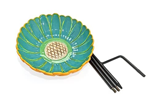 Image of Wildlife World Ceramic Floral Range (African Daisy Bird Drinker)