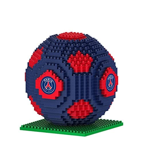 Image of FOCO Officially Licenced Paris Saint-Germain FC BRXLZ Bricks 3D Football Toy Model