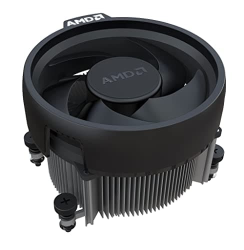 Image of AMD Wraith Stealth Socket AM4 4-Pin Connector CPU Cooler with Aluminum Heatsink & 3.93-Inch Fan (Slim)