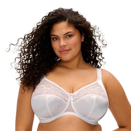 Image of Elomi Women's Cate Underwire Full Cup Banded Bra Coverage,White,36H