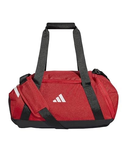 Image of adidas Unisex TIRO Duffle Bag Small, Team Power red 2/White, One Size