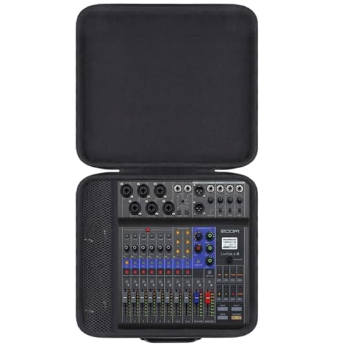 Image of co2CREA Hard Storage Carry Travel Case for Zoom Live Trak L-8 Portable 12-Track Digital Mixer(Case Only,Without Recorder)