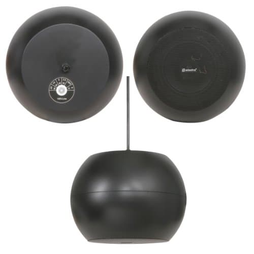 Image of 6.5" 30w Black Hanging/Suspended Pendant Ceiling Speaker *100v & 8ohm* Background - Loops