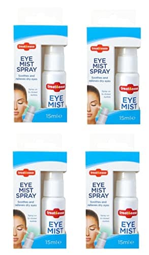 Image of Eye Mist Eyelid Spray for Refreshing Dry Tired Irritated Itch Sore Eyes 15ml | Pack fo 4 | Instant Relief from Dry, Tired and Itchy Eyes | Refreshing & Soothing Eye Mist Spray