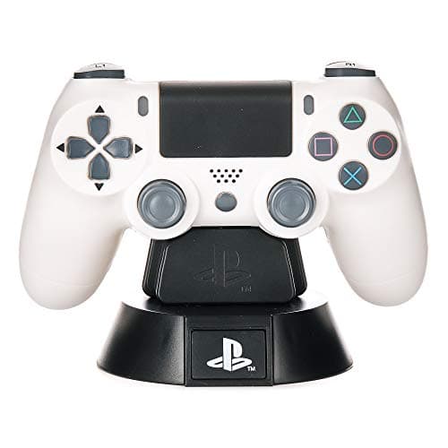 Image of PlayStation White Controller Icon Light - Officially Licensed 4th Gen Design PS4 Controller, Office and Home Decor and Gift for Gamer, Battery Powered | Paladone