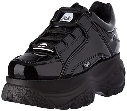 Image of Buffalo London Women's 1339-14 2.0 Trainers, Black, 5 UK