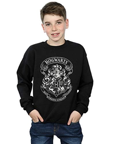 Image of Harry Potter Boys Ravenclaw Sport Emblem Sweatshirt 9-11 Years Black