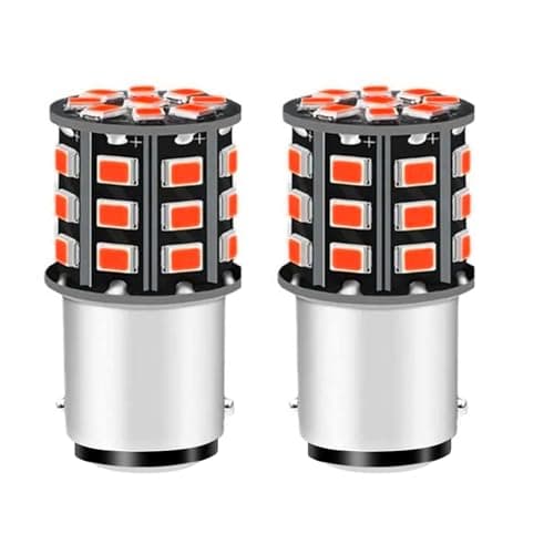 Image of Aivane P21/5W 1157 BAY15D LED Brake Tail Light Bulbs, 12V-24V 2835 33 SMD Bright Red Led Stop Car Bulb Replacement for 1016 1034 1196 2357 2057 3496 7528 Rear Stop Tail Light Bulbs - 2PCS