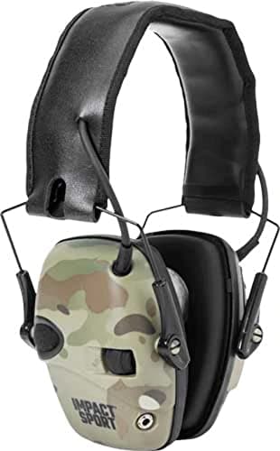 Image of Howard Leight R-02526 by Honeywell Impact Sport Sound Amplification Electronic Shooting Earmuff, MultiCam