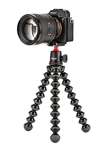 Image of JOBY JB01507-BWW GorillaPod 3K Kit, Flexible Lightweight Tripod with BallHead for DSLR and CSC/Mirrorless Camera Up to 3 kg Payload, Black