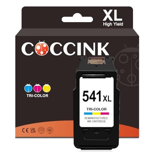 Image of COCCINK CL-541XL Colour for Canon 541 XL Ink Cartridge for TS5150 TS5151 MX475 MG3650 MG3650s MG3600 MG4250 MG3250 MG3550 MG3200 MG3500 MG4150 MG4200 MX530 Printer Ink Replacement