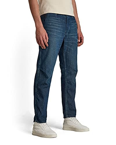 Image of G-Star Men's Grip 3D Relaxed Tapered Jeans, Blue (worn in atoll blue D19928-B253-C471), 29W / 32L