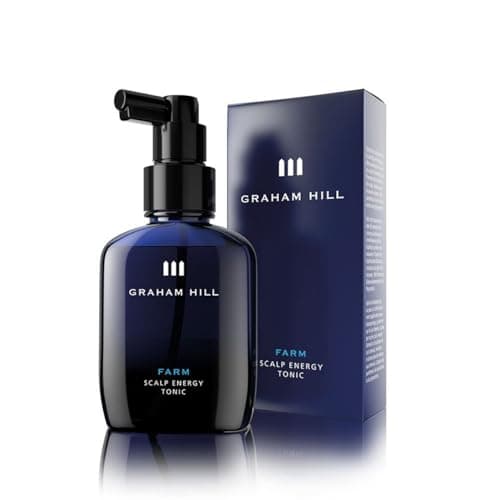 Image of GRAHAM HILL Farm Hair Tonic for Men - Cleansing and Vitalising Scalp Energy Tonic (100ml) - Easy to Use, Durable Design, Value for Money - Premium Hair Tonic & Scalp Tonic for Men