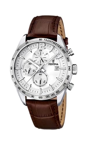 Image of Festina Timeless Chronograph F16760/1 Leather Watch