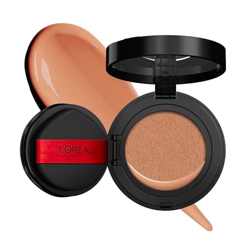 Image of L'Oréal Paris Foundation, Korean Makeup, Infallible Fresh Wear Cushion, Buildable Medium-to-Full Coverage, Upto 24H Longwear Liquid Compact, Breathable Formula, Radiant Glass Skin, Shade 300