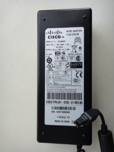 Image of Cisco 48v AC/DC Adapter AD10048P3 (341 0183 01)