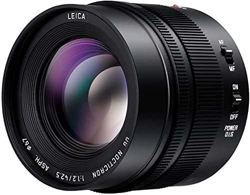 Image of Panasonic LUMIX H-NS043E LEICA DG Nocticron 42.5 mm Zoom Lens - Black