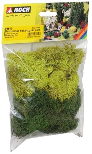 Image of Noch 08610 Lichen Green Mix Assorted Landscape Modelling