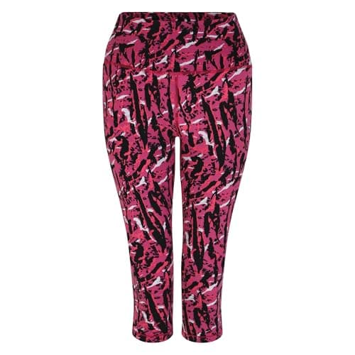 Image of Dare 2b Women's Influential 3/4 Gym Leggings Pink