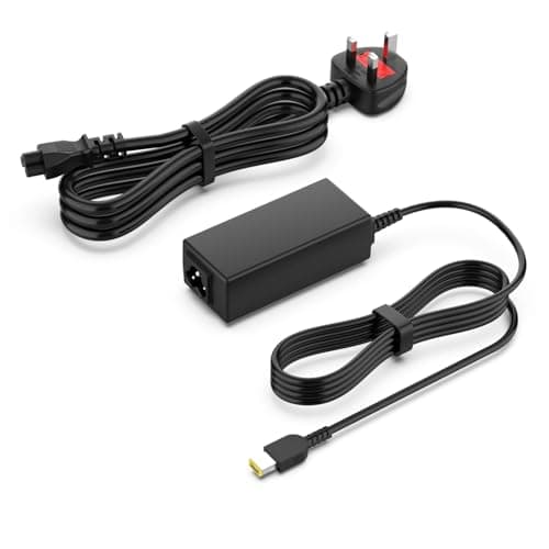 Image of 45W Lenovo Laptop Charger 20V 2.25A, 4.5×3.0mm Slim Tip Power Adapter UK Plug for ThinkPad T480 T470 T460 T450 T440 X270 X260 X250 X240 E480 E470 L480 L460, IdeaPad G50 G40 Z50, ADLX45NDC3A