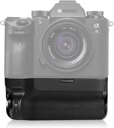 Image of Mcoplus Professional Vertical Battery Grip Extension as VG-C3EM Replacement for Sony A9 A7III A73 A7RIII A7R3,Hold 1 or 2 NP-FZ100 Battery