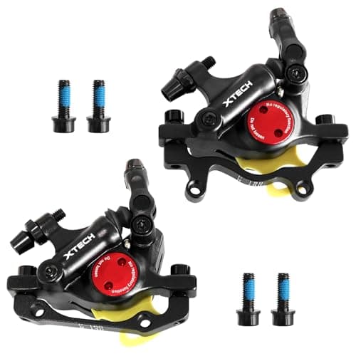 Image of ZTZ Zoom HB-100 Hydraulic Disc Brake Calipers MTB Bike Disc Brakes Front & Rear Caliper Set for Mountain, Road Bicycle and E-Bike (Black)