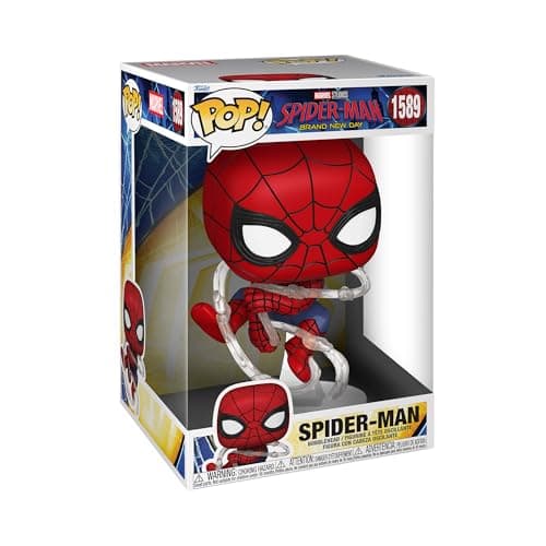 Image of Funko POP! Jumbo: Spider-Man Day - Spider-Man - Collectable Vinyl Figure - Gift Idea - Official Merchandise - Toys For Kids & Adults - Model Figure for Collectors and Display